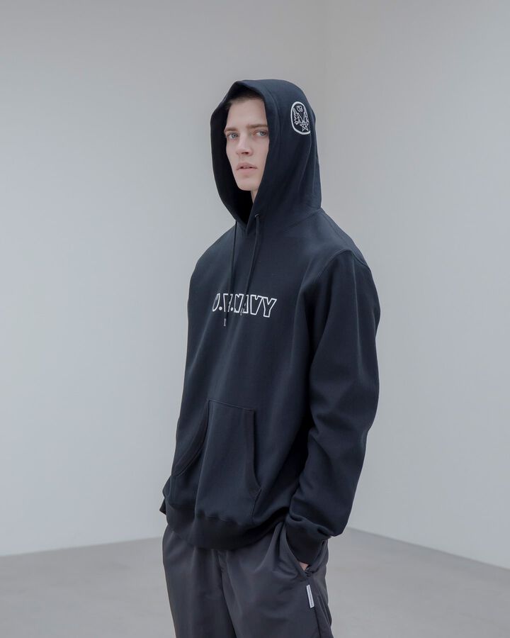 UE NAVY SWEAT HOODIE,BLACK, medium image number 4