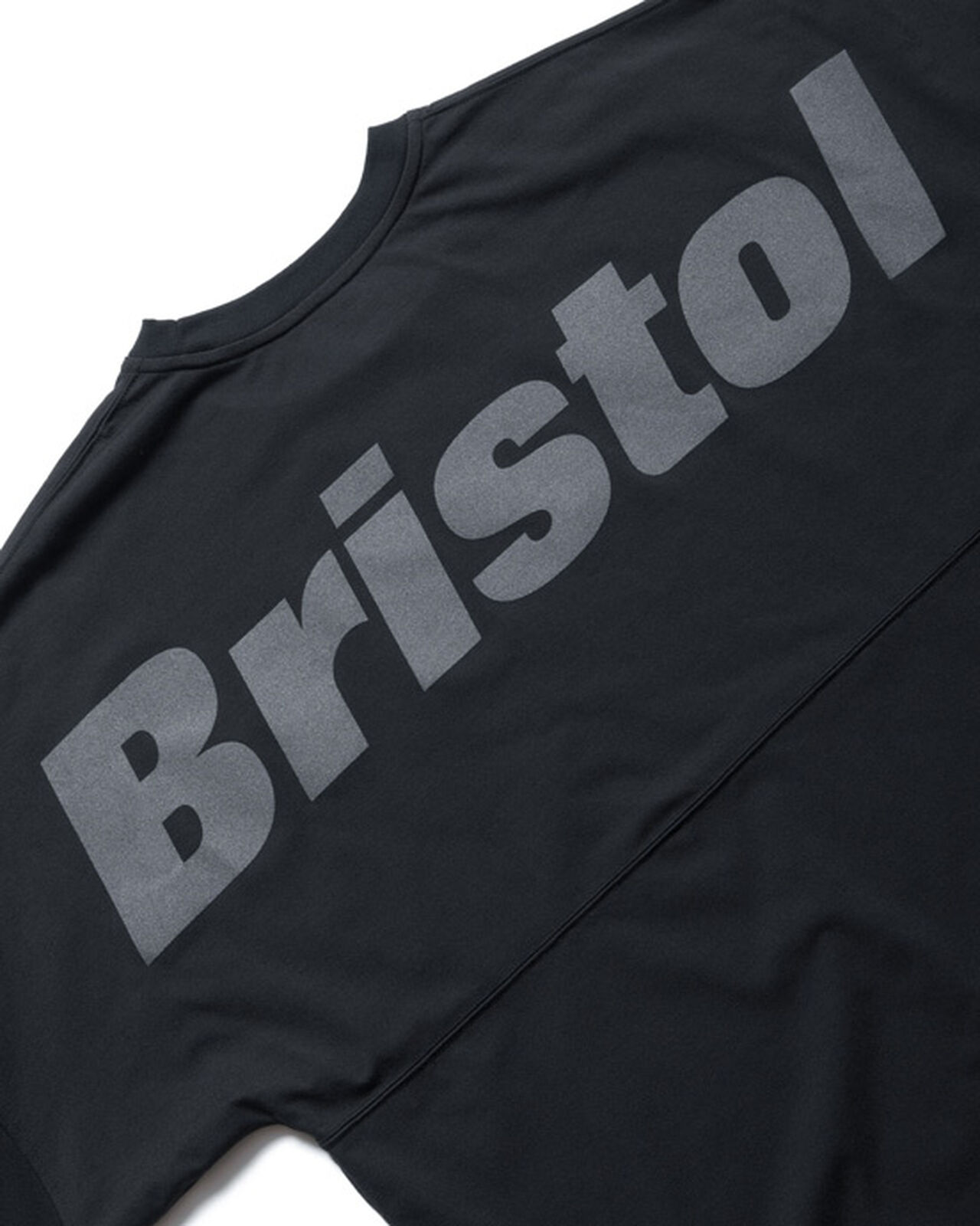 BIG LOGO L/S BAGGY TEE,BLACK, large image number 2