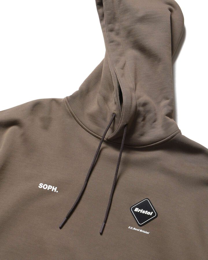 BRISTOL BAGGY SWEAT HOODIE,GREIGE, medium image number 2