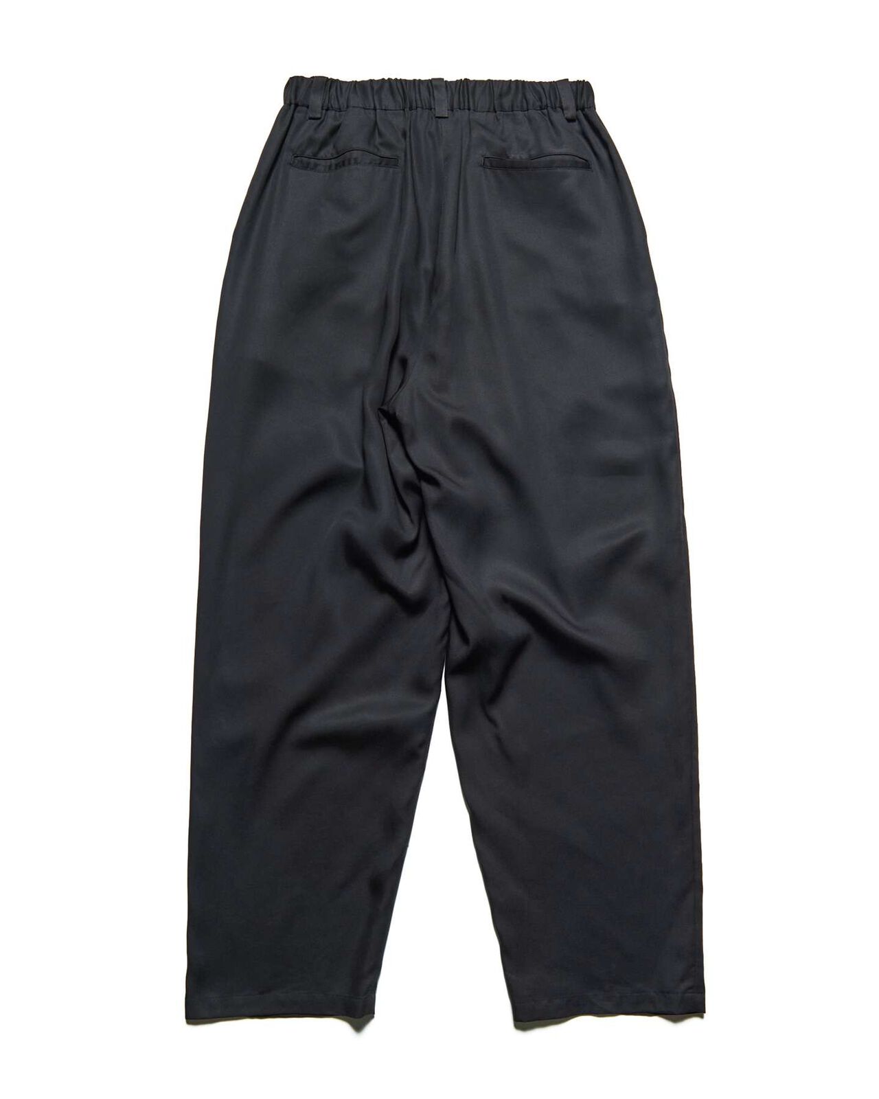 DRAPE TAPERED BOLD PANTS,BLACK, large image number 1