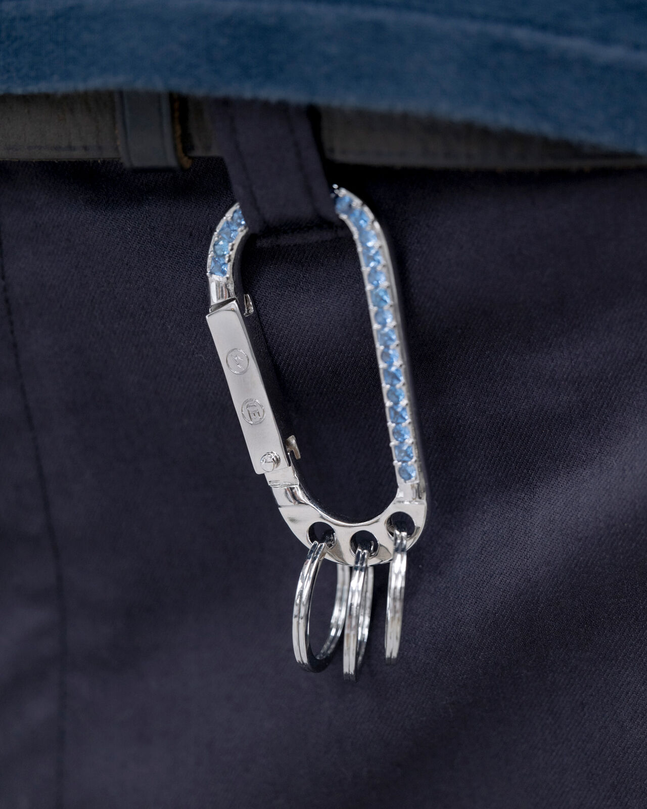 ZIRCONIA CARABINER,SILVER, large image number 5