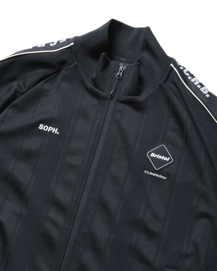 SHADOW WEAVE STRIPE JACKET,BLACK, medium image number 2