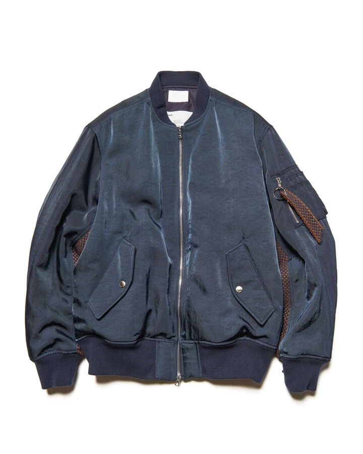 FLIGHT JACKET / Kvadrat Sisu,NAVY, medium