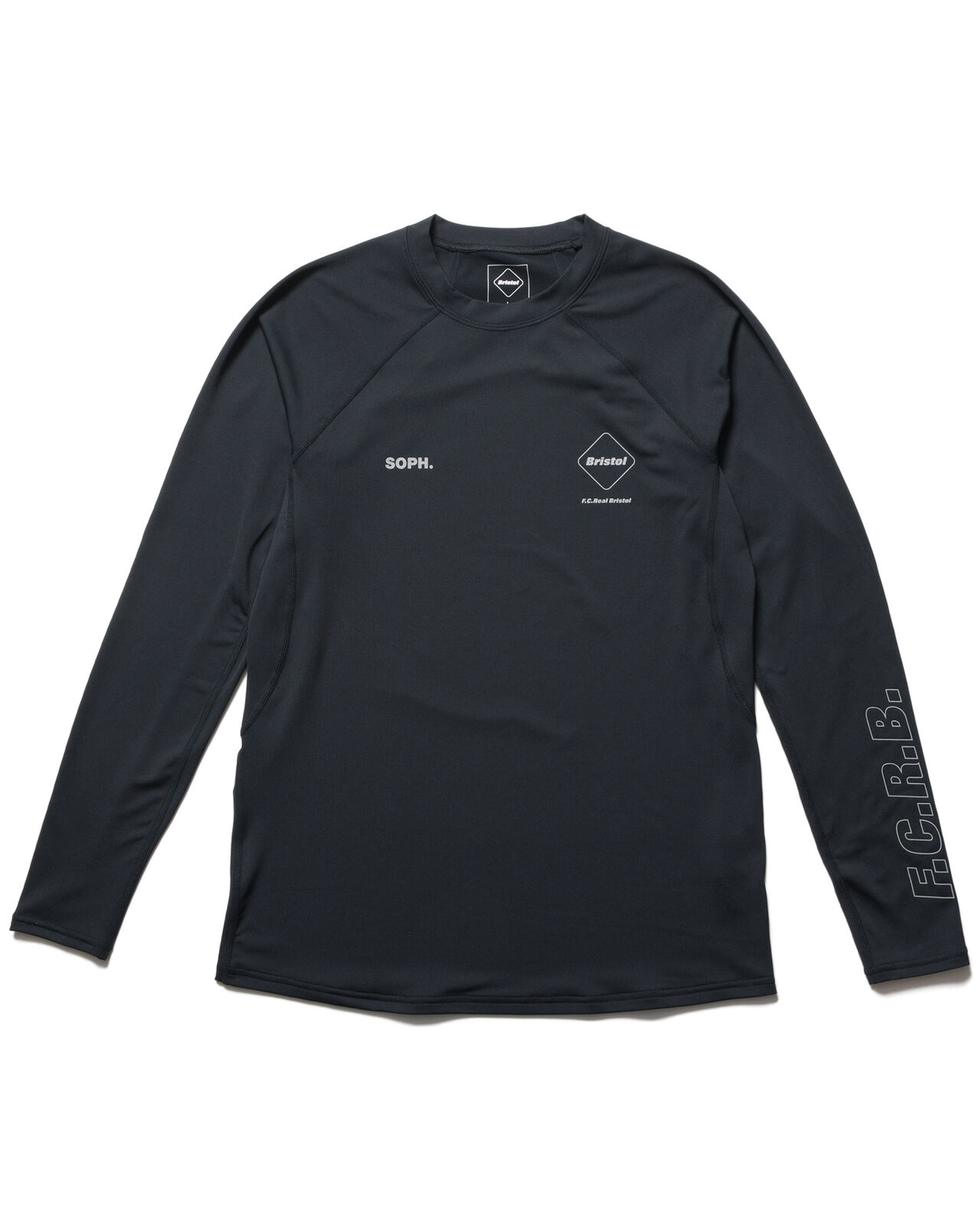 UNDERLAYER CREWNECK TOP,BLACK, large image number 0