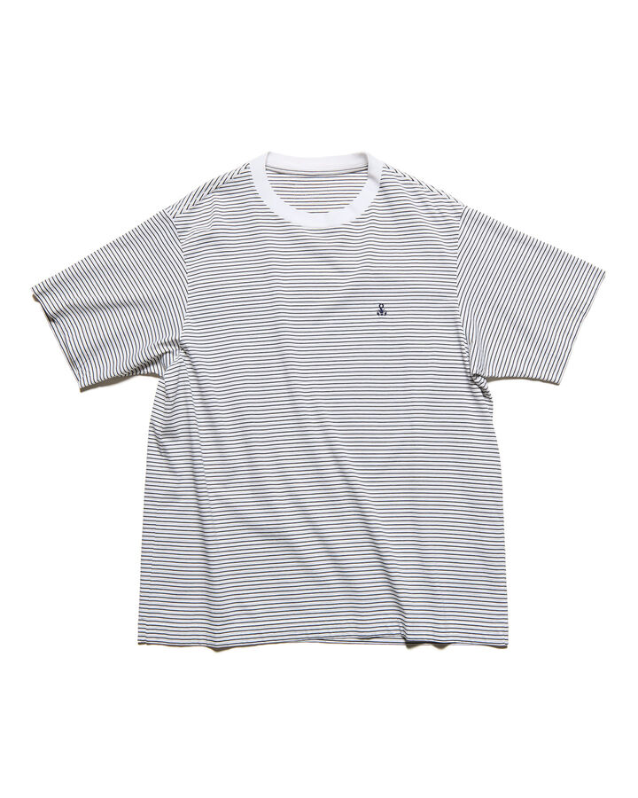 SCORPION BORDER WIDE TEE,WHITE, medium