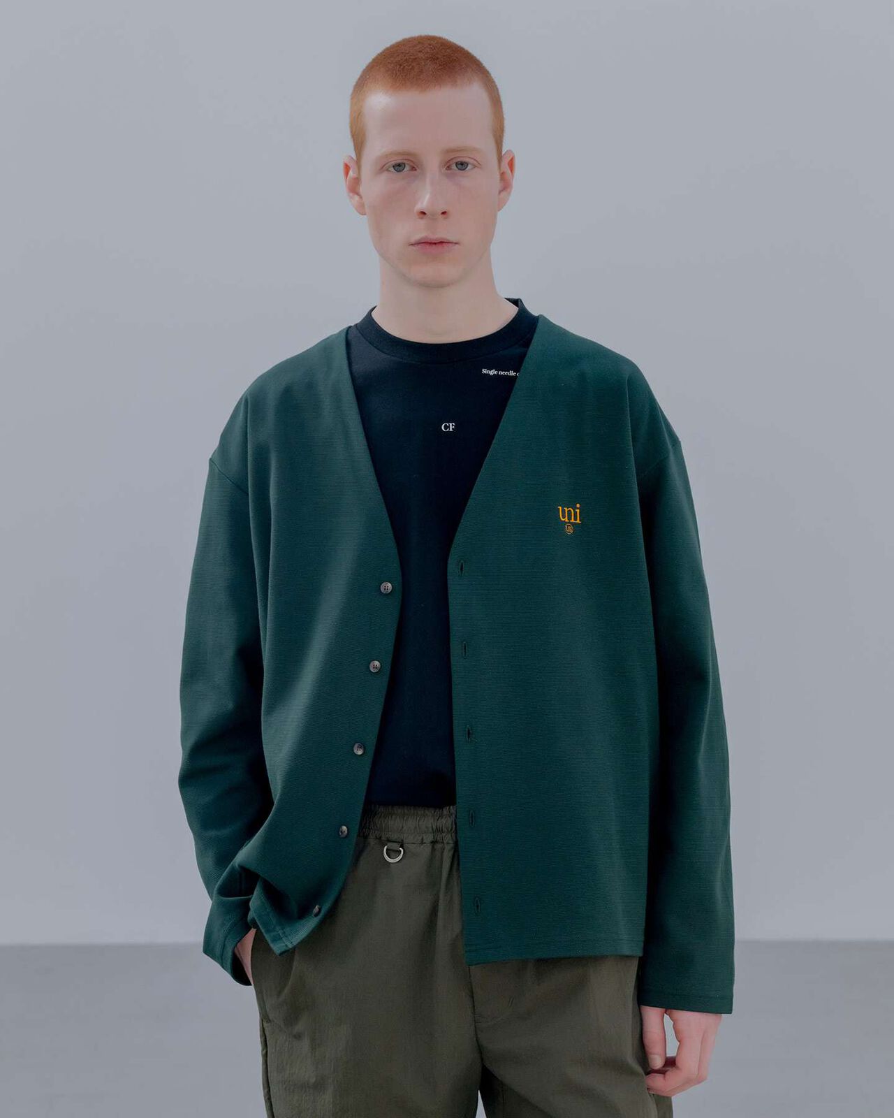 MILANO PONTE CARDIGAN,GREEN, large image number 3