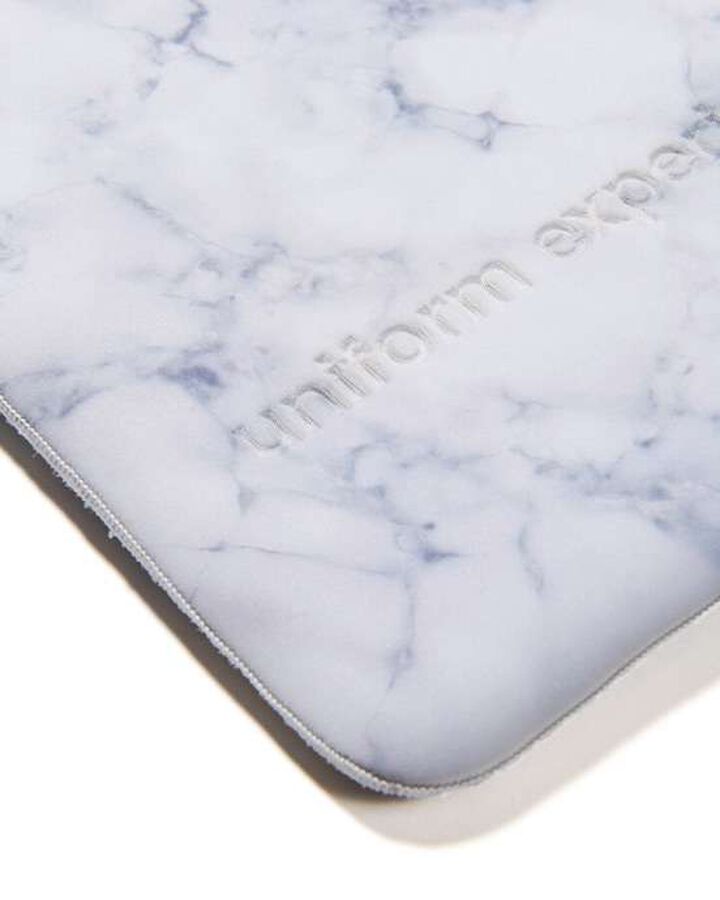 MARBLE LAPTOP SLEEVE (L),WHITE, medium image number 3