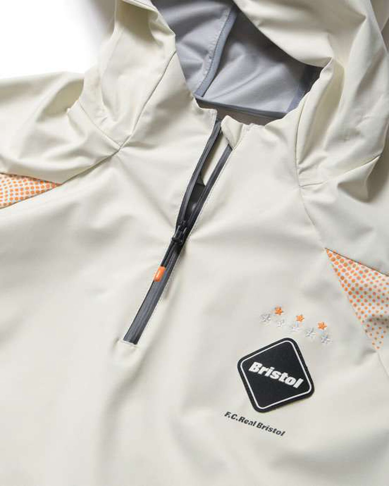 AUTHENTIC UTILITY TEAM HALF ZIP JACKET,OFF WHITE, large image number 2