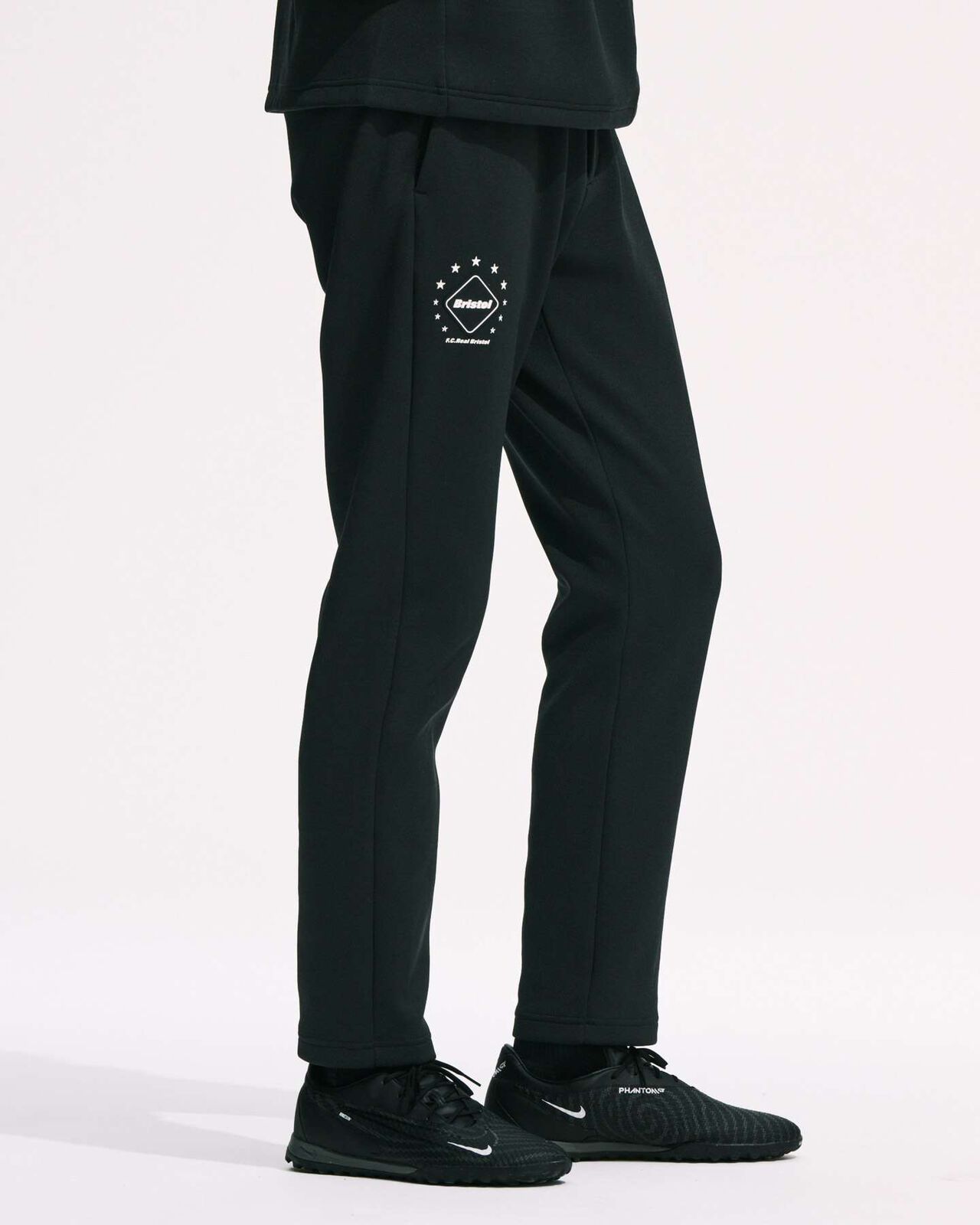 QUARTER KNIT ESSENTIAL PANTS,CHARCOAL GRAY, large image number 4