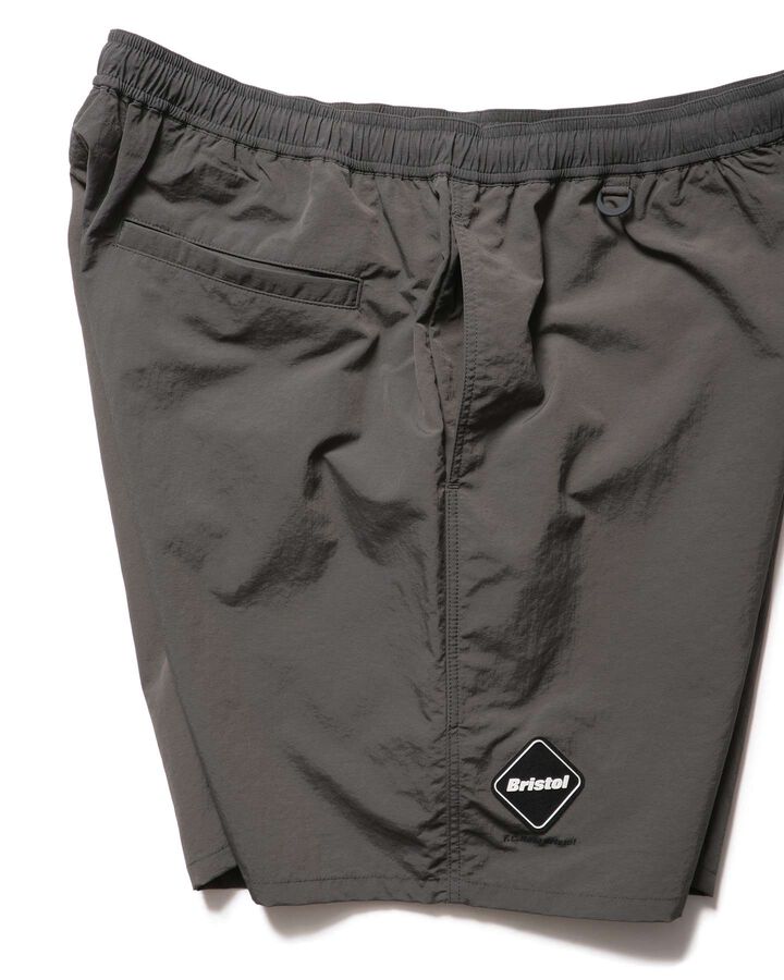 NYLON EASY SHORTS,CHARCOAL GRAY, medium image number 2
