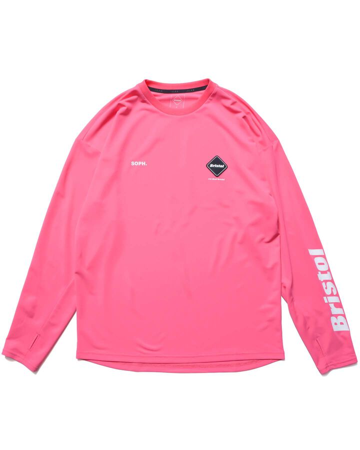 L/S ATHLETIC TOP,PINK, medium