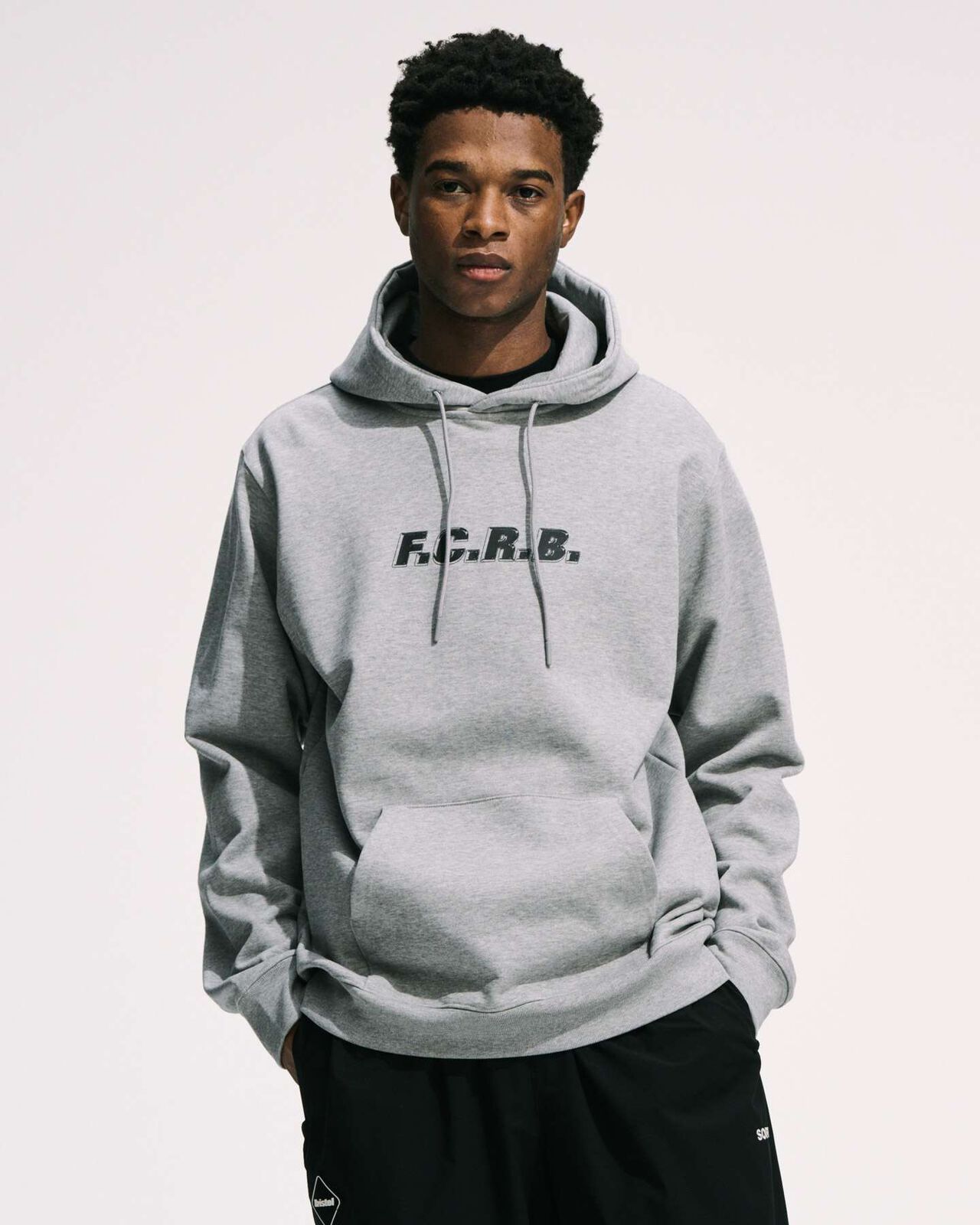 SHADOW EMBLEM SWEAT HOODIE,TURQUOISE, large image number 4