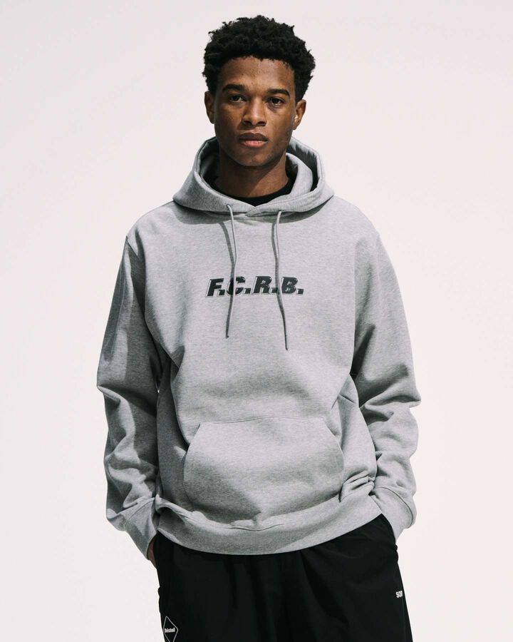 SHADOW EMBLEM SWEAT HOODIE,TURQUOISE, medium image number 4