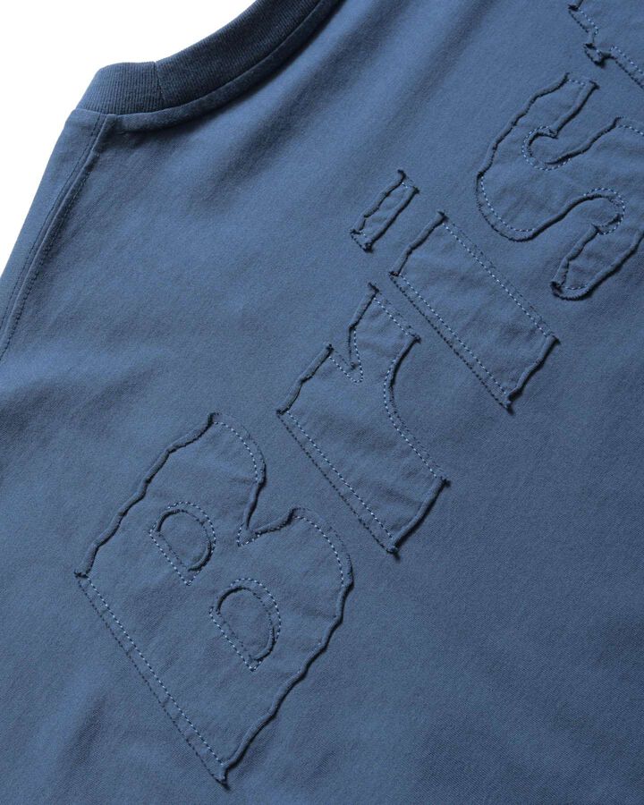 CUT-OFF LOGO L/S TEE,BLUE, medium image number 2