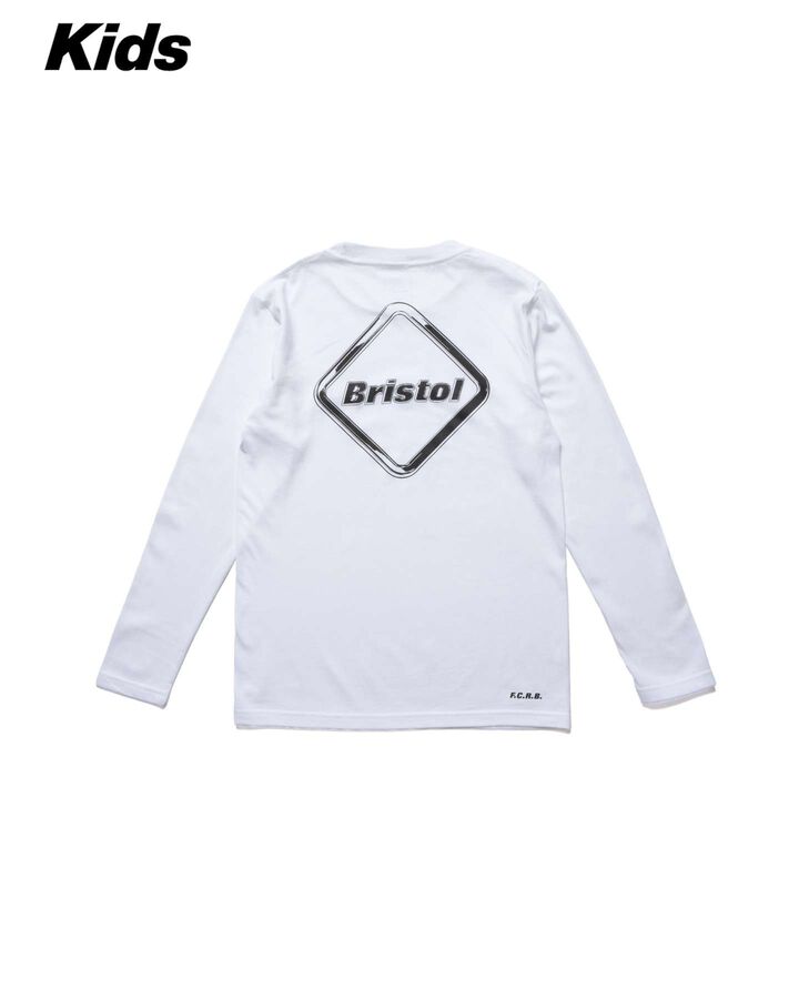 SHADOW EMBLEM L/S TEE,WHITE, medium