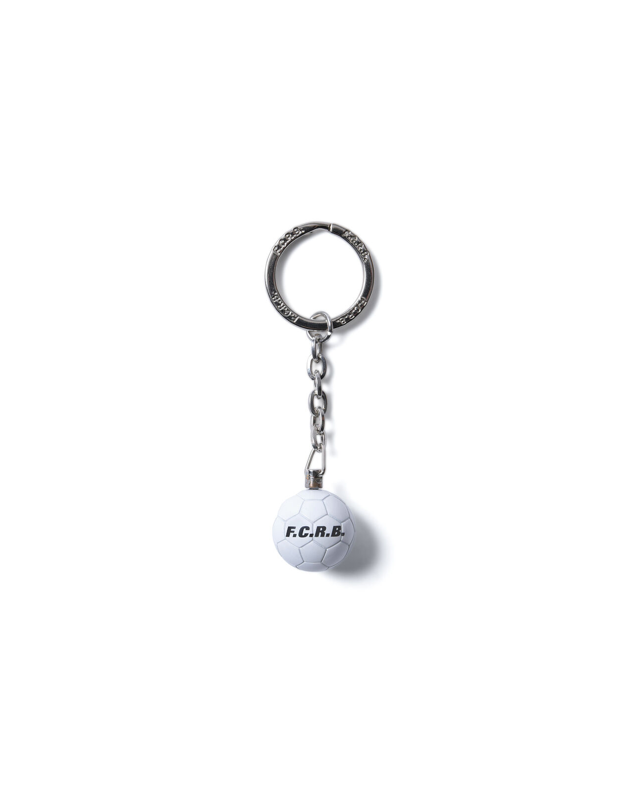 SOCCER BALL KEYCHAIN,WHITE, large image number 0