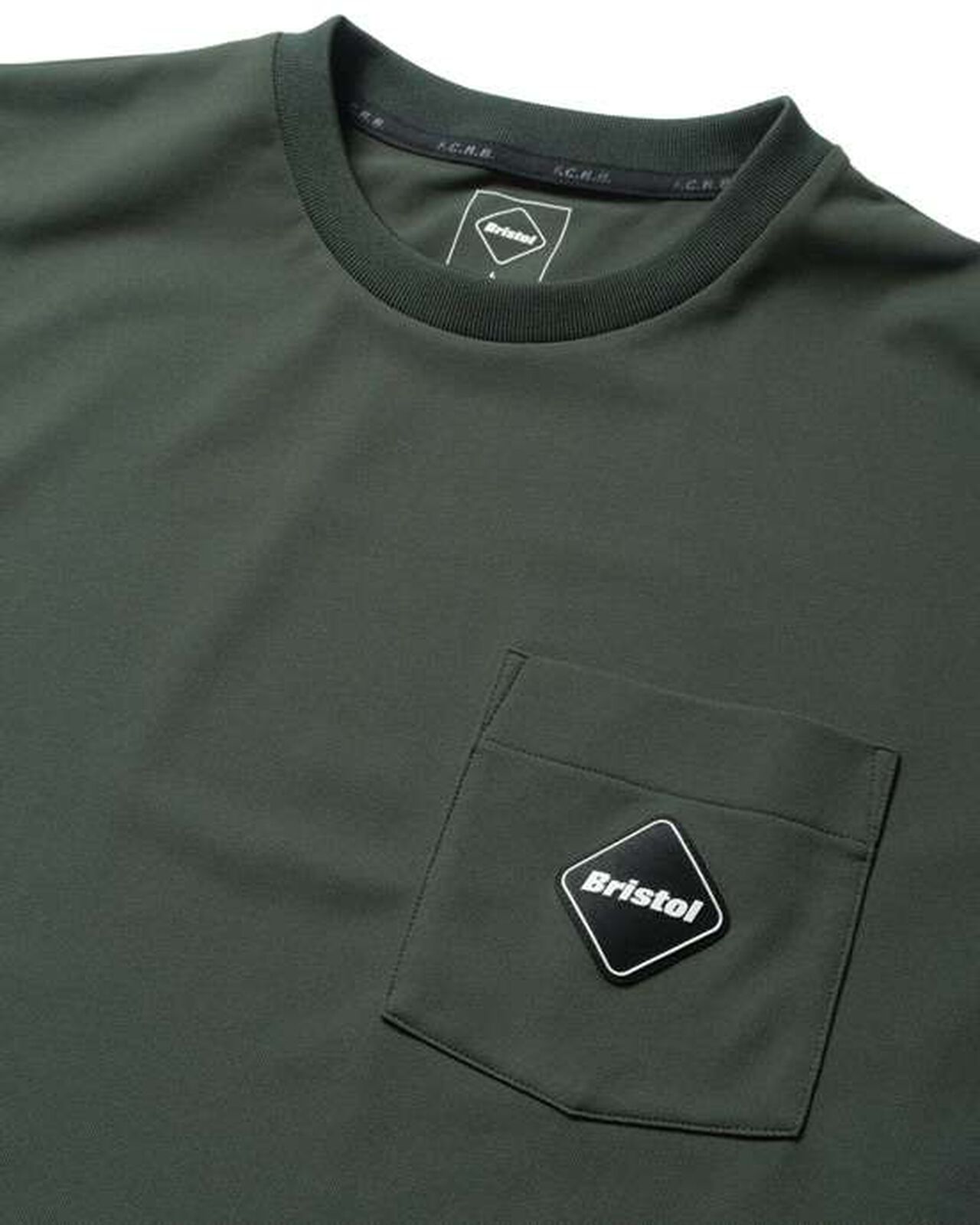 EMBLEM POCKET TEE,GREEN, large image number 2