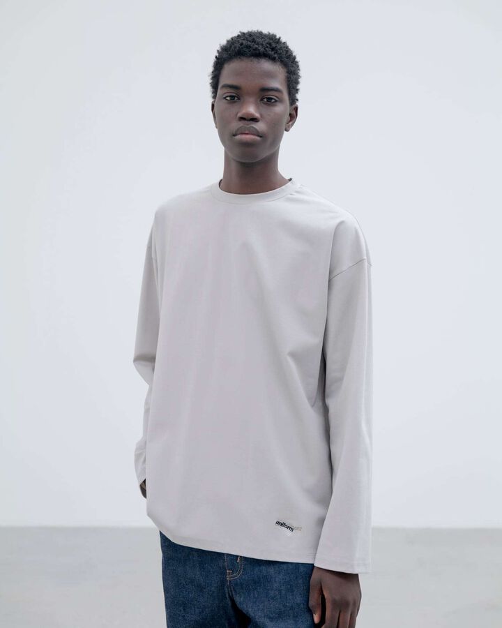 LOOSE L/S TEE,NAVY, medium image number 3