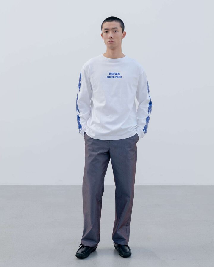 ROCKET LOGO L/S TEE,WHITE, medium image number 6