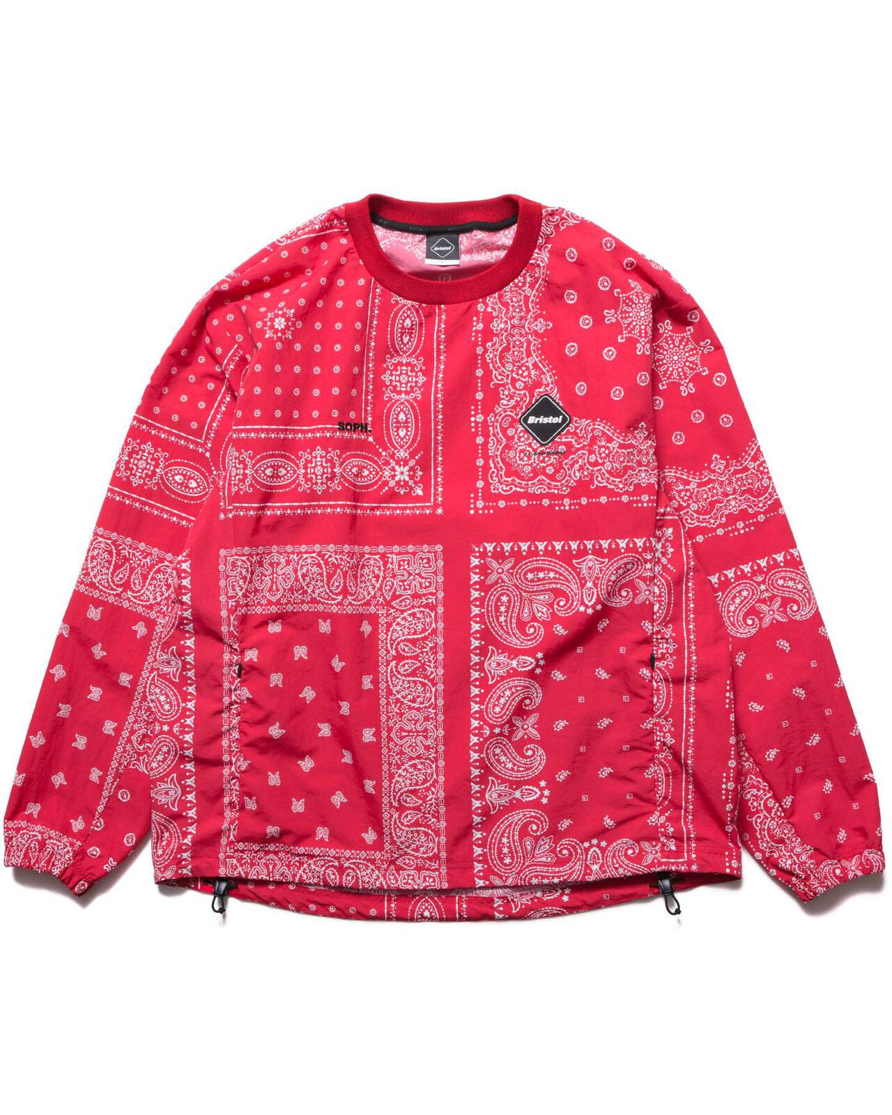 BANDANA NYLON PISTE,RED, large image number 0