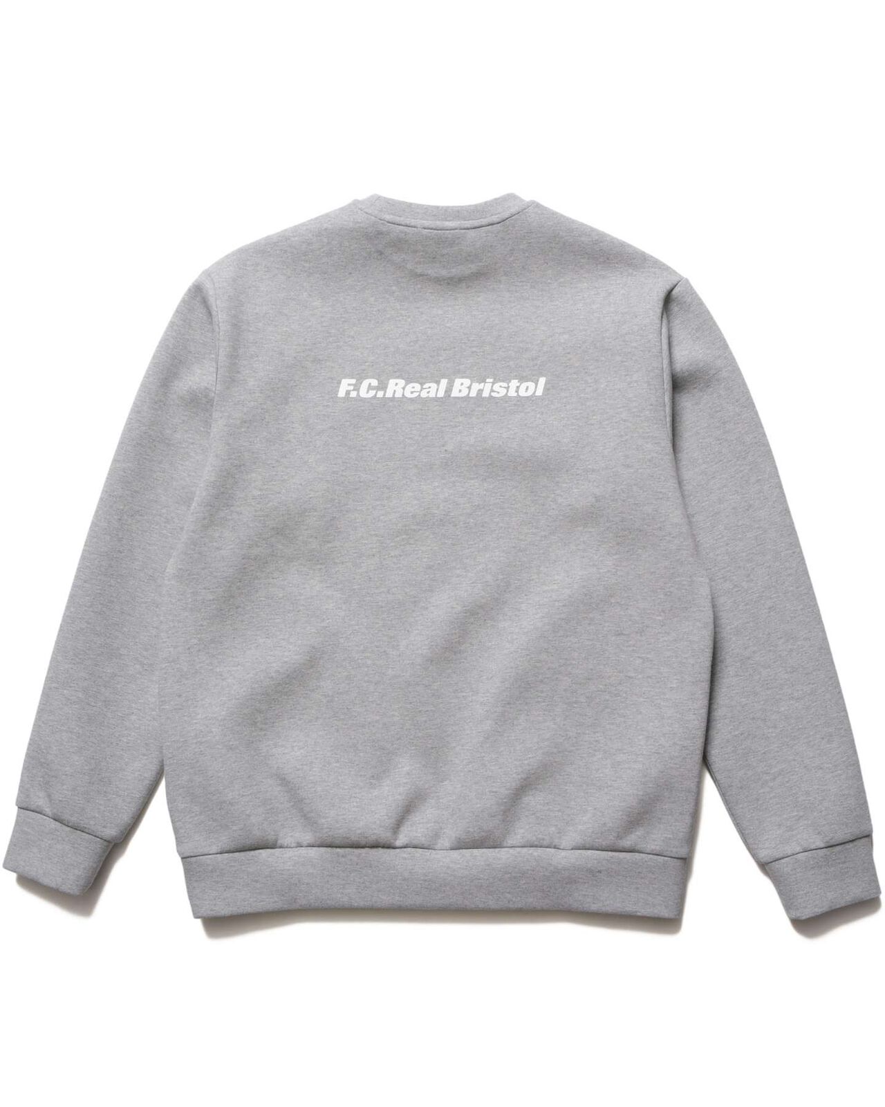 TECH SWEAT CREWNECK TOP,GRAY, large image number 1