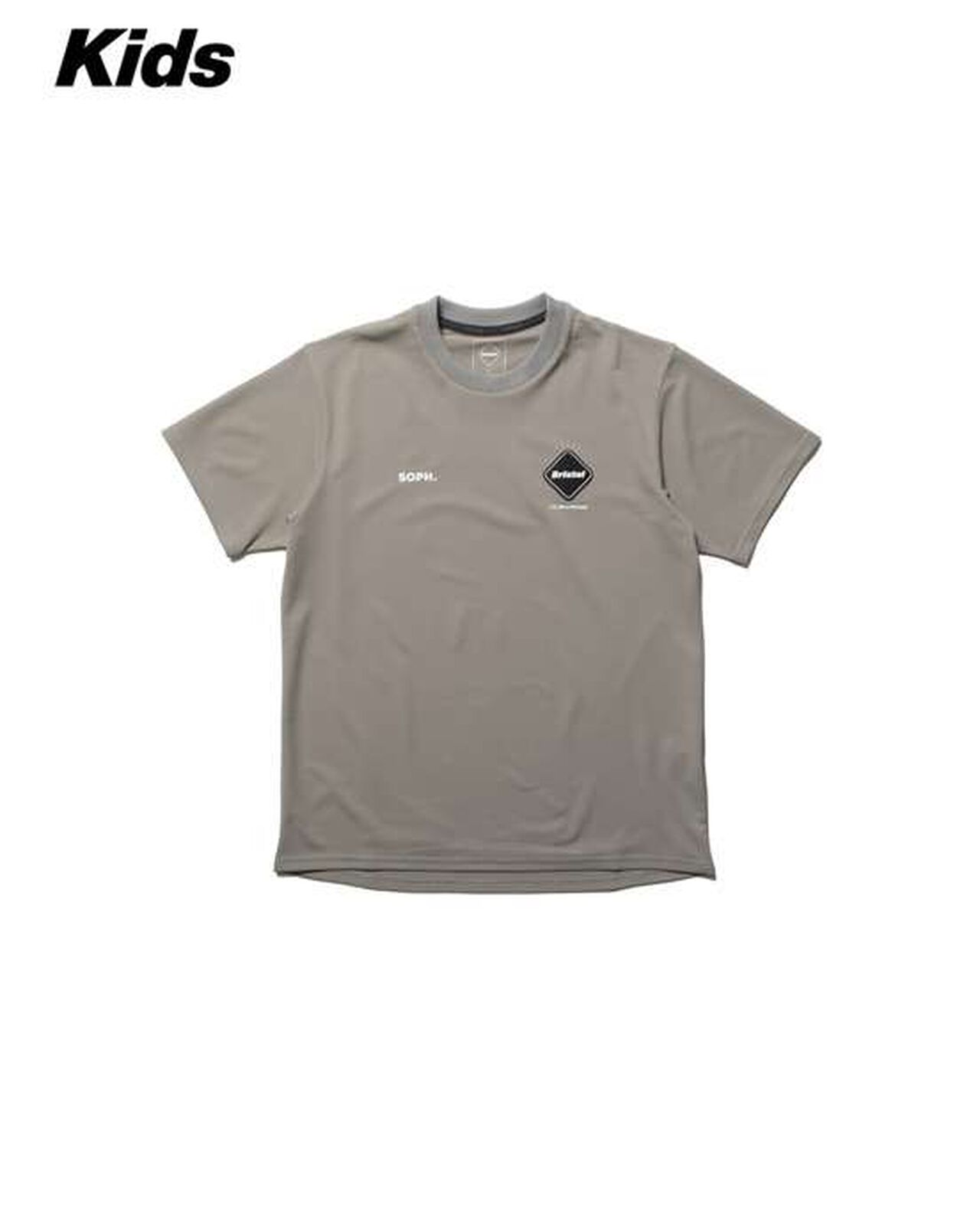 AUTHENTIC LOGO S/S TEAM TOP,KHAKI, large image number 0