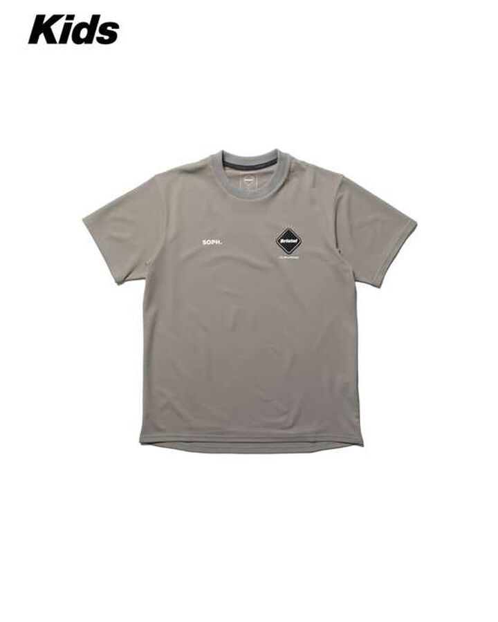 AUTHENTIC LOGO S/S TEAM TOP,KHAKI, medium