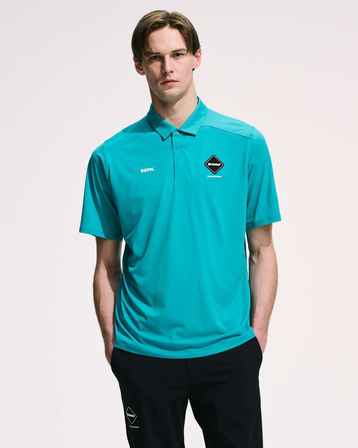 S/S TECH POLO,BLACK, medium image number 5