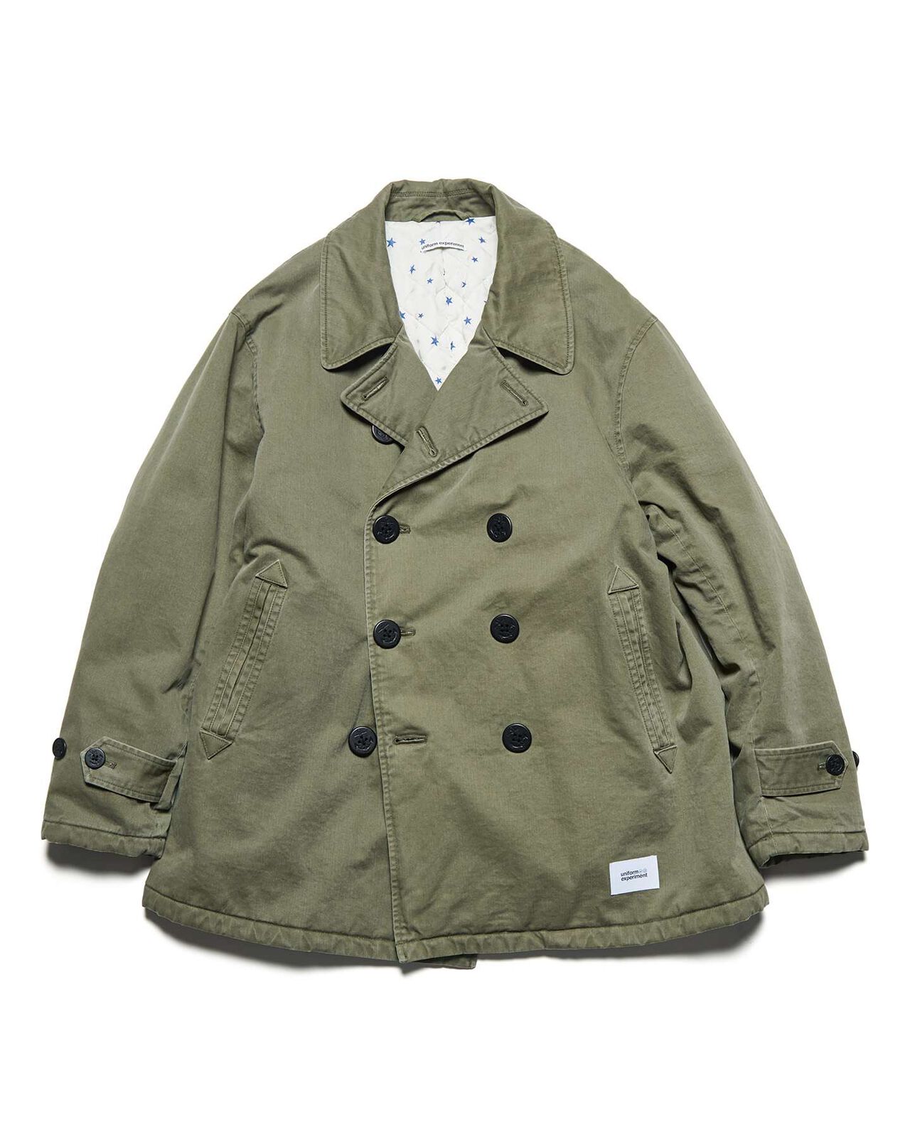 MILITARY PEA COAT,KHAKI, large image number 0