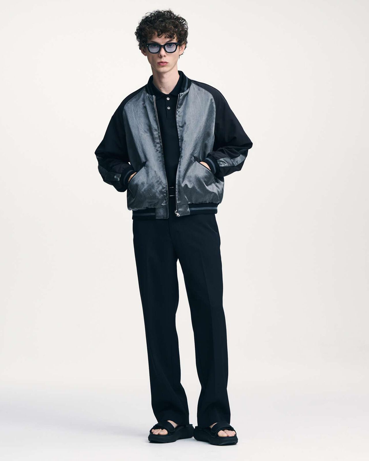 REVERSIBLE SOUVENIR JACKET,BLACK, large image number 9