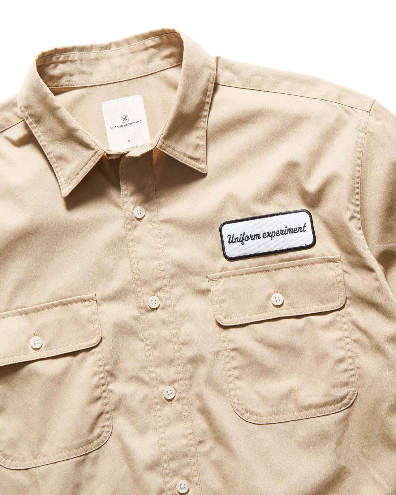 WORK SHIRT,BEIGE, large image number 3
