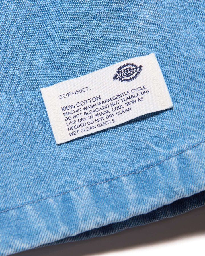 DICKIES OVERSIZED COACH JACKET,LIGHT INDIGO, medium image number 5