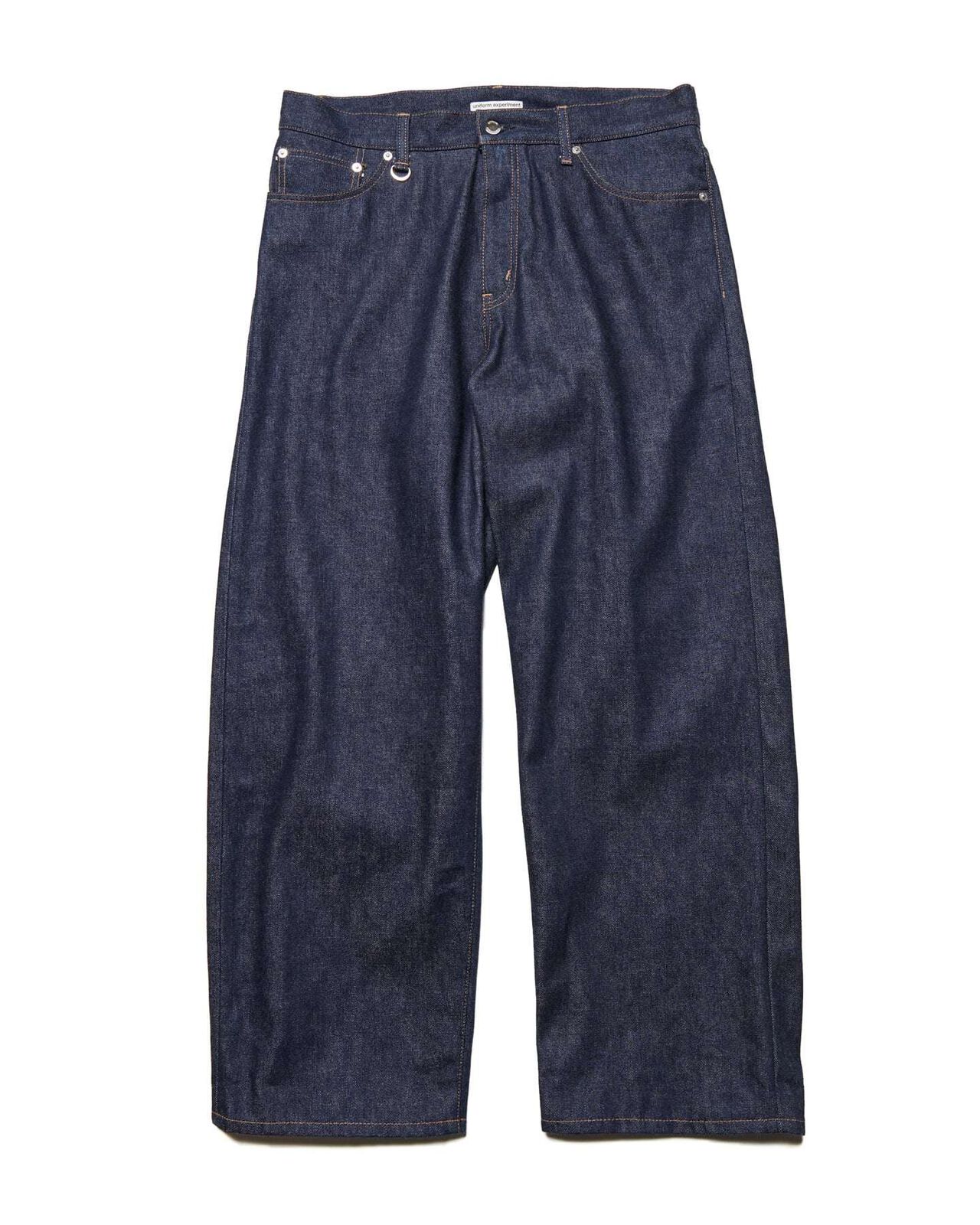 RIGID DENIM WIDE-FIT JEANS,INDIGO, large image number 0