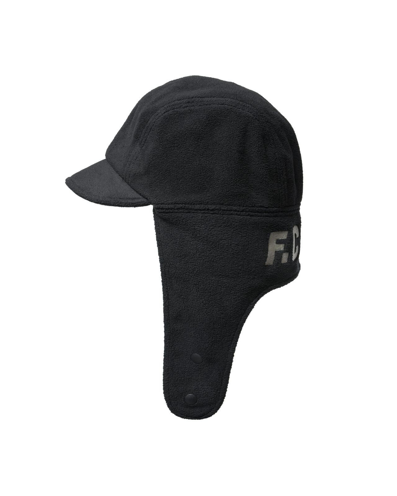 FLEECE FLIGHT CAP,BLACK, large image number 3