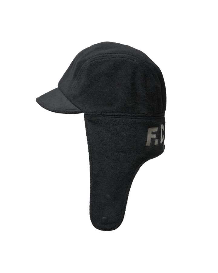 FLEECE FLIGHT CAP,BLACK, medium image number 3