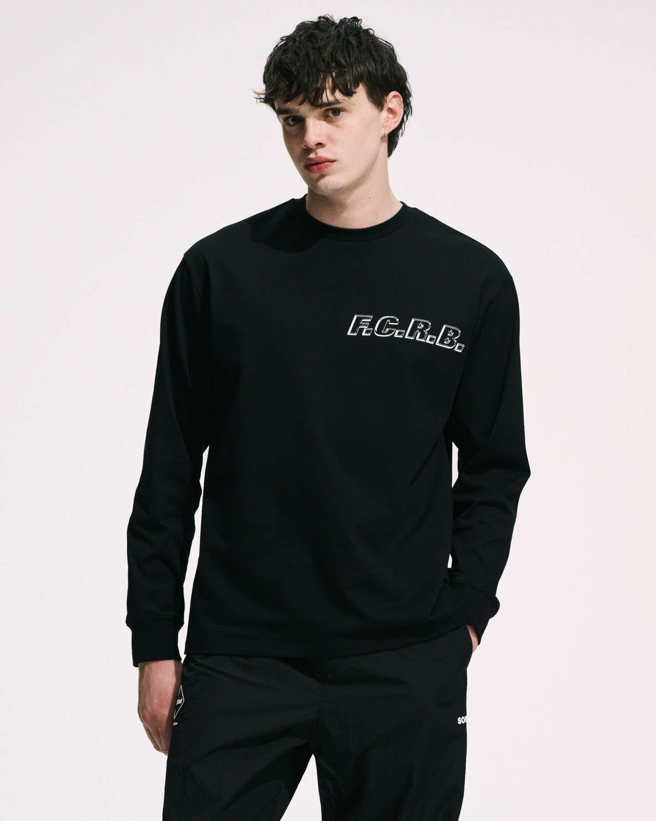 SHADOW EMBLEM L/S TEE,WHITE, large image number 4