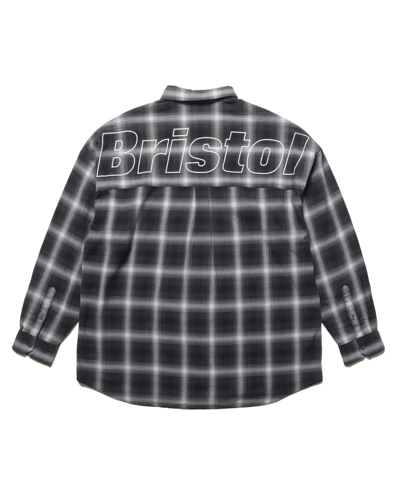 BIG LOGO L/S BAGGY SHIRT,BLACK, large image number 1