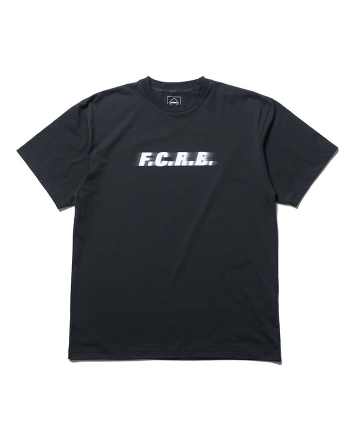 BLURRED LOGO TEE,BLACK, medium image number 0