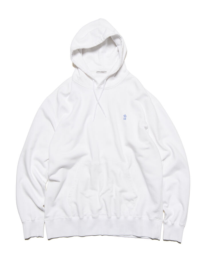 LOOSE SWEAT HOODIE,WHITE, medium
