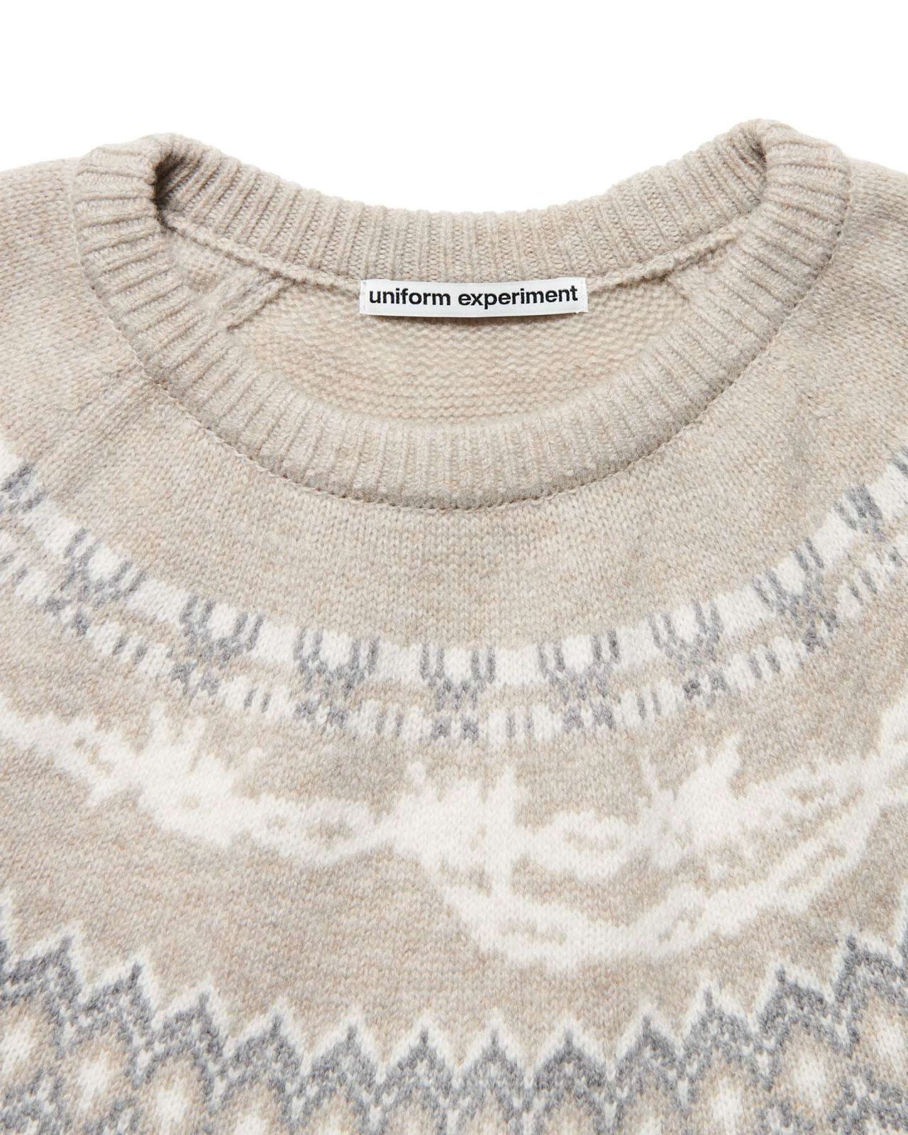 ENTANGLED NORDIC SWEATER,BEIGE, large image number 2