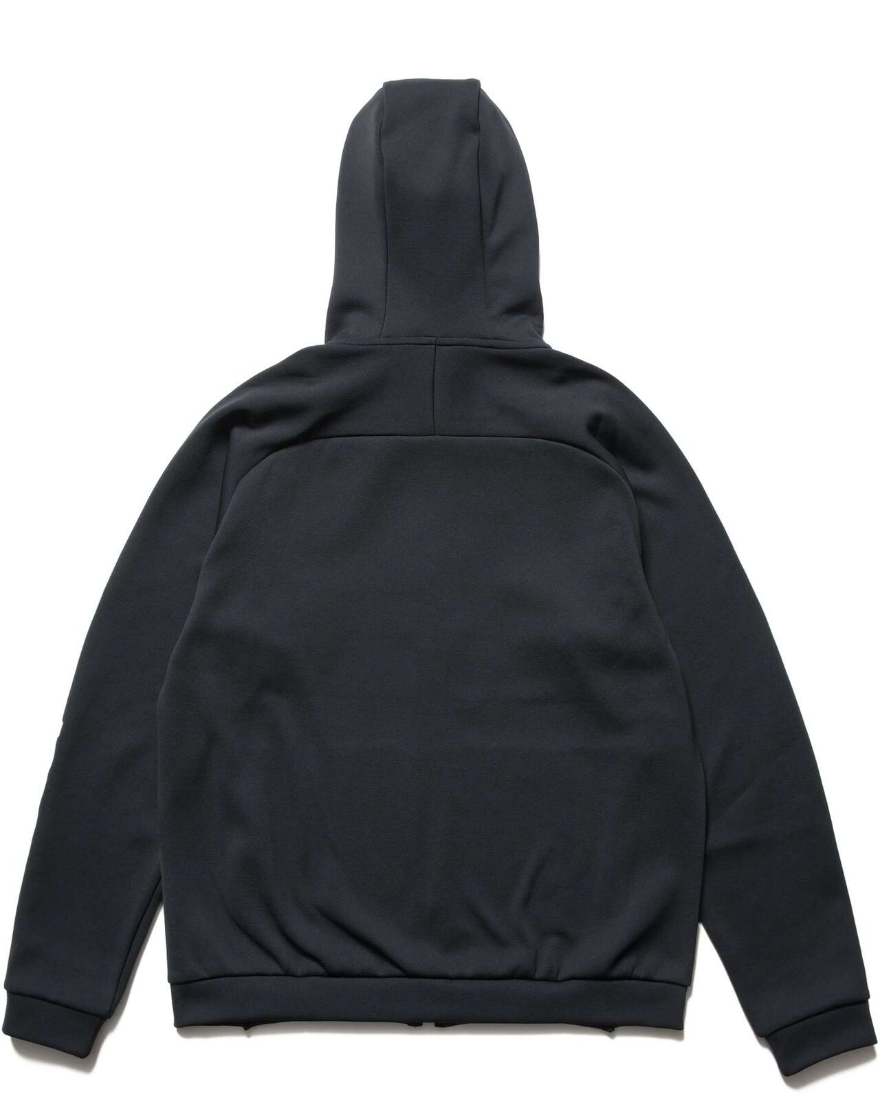 QUARTER KNIT ESSENTIAL ZIP-UP HOODIE,BLACK, large image number 1