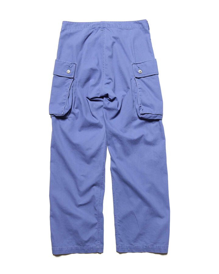 DAMAGED MILITARY PANTS,BLUE, medium image number 1