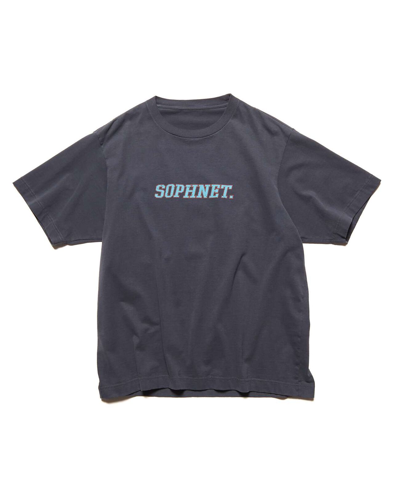 VINTAGE LOGO WIDE TEE,CHARCOAL GRAY, large image number 0
