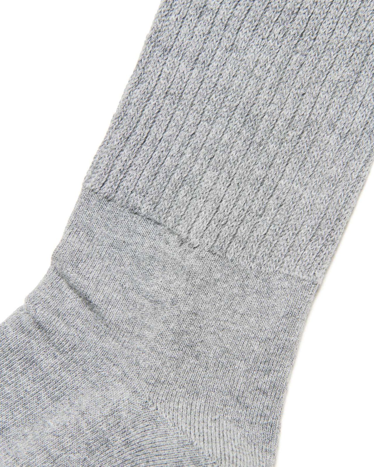 備長炭 RIBBED SOCKS,GRAY, large image number 1
