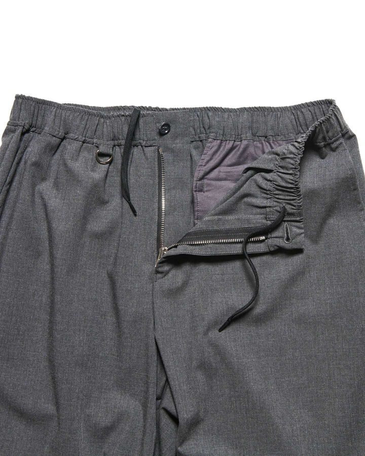2WAY STRETCH TAPERED EASY PANTS,CHARCOAL GRAY, medium image number 2