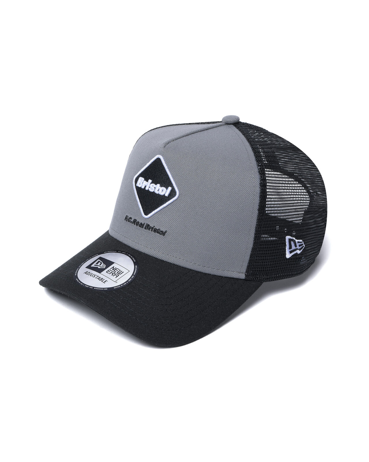 NEW ERA EMBLEM 9FORTY A-FRAME MESH CAP,GRAY, large image number 0