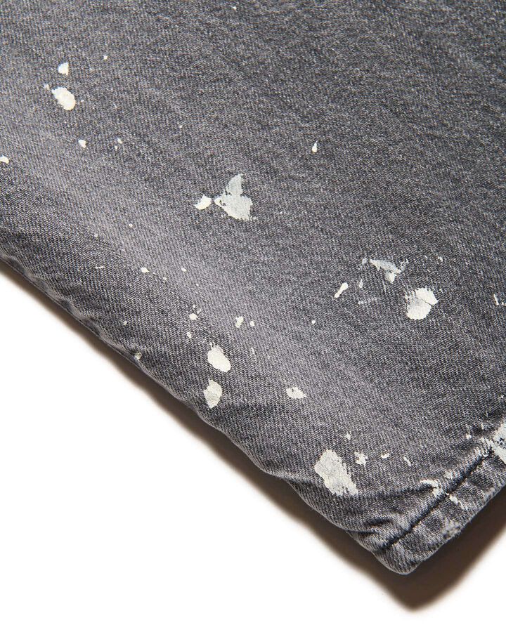 DAMAGED REGULAR-FIT JEANS,BLACK, medium image number 6