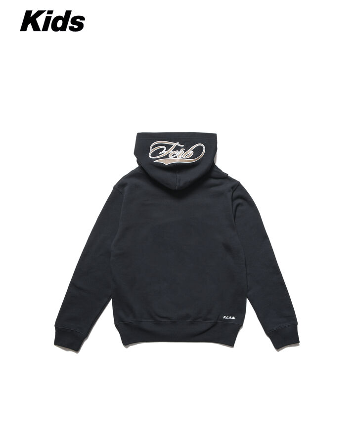 LETTERD SWEAT HOODIE,BLACK, medium image number 1