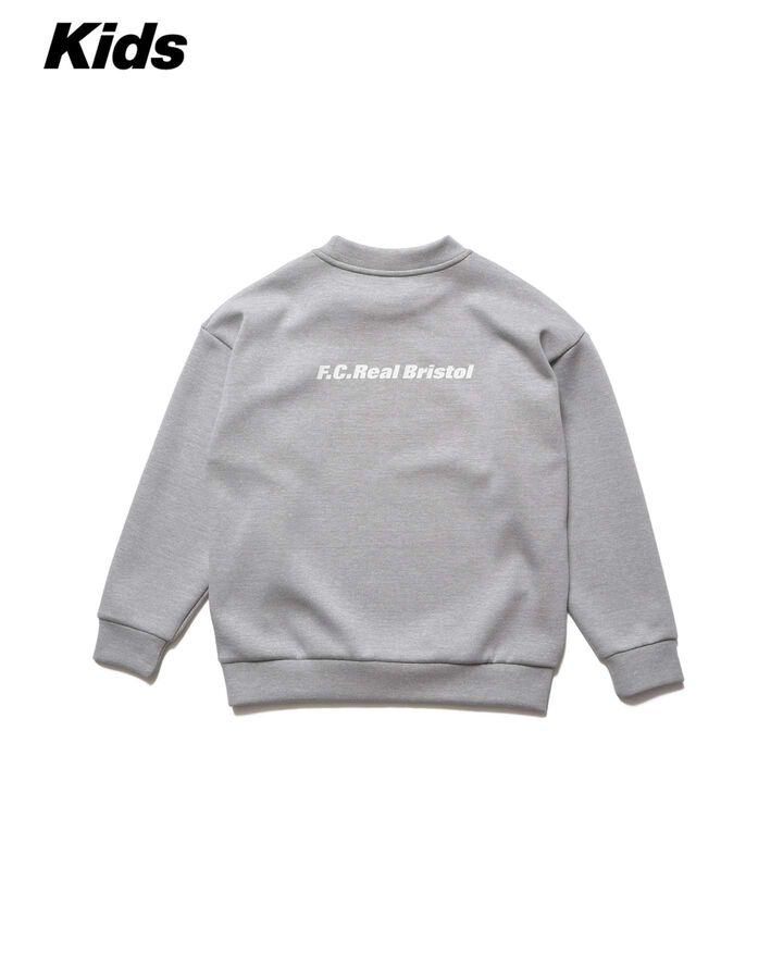 TECH SWEAT CREWNECK TOP,GRAY, medium image number 1