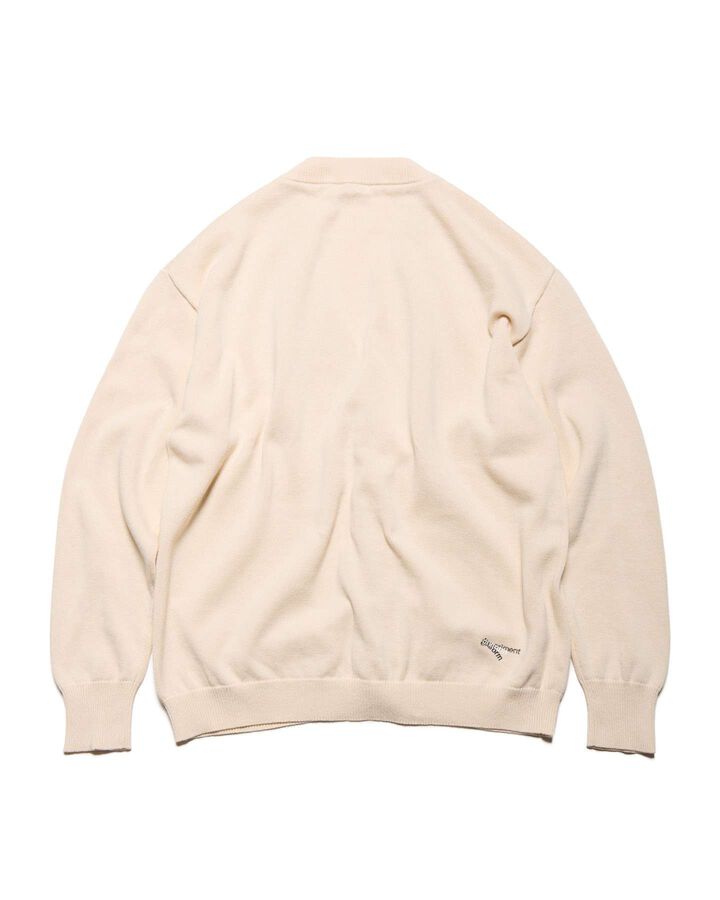 MIDDLE GAUGE KNIT CARDIGAN,IVORY, medium image number 1